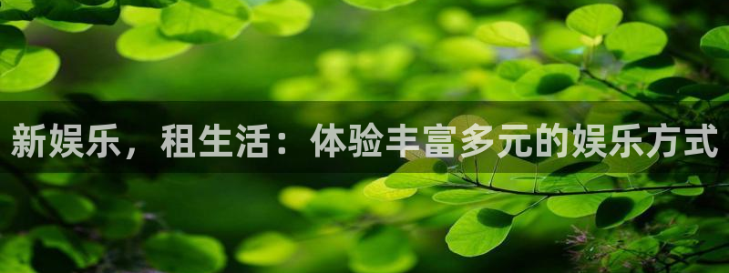 pg模拟器在线试玩：新娱乐，租生活：体验丰富多元的娱乐方式
